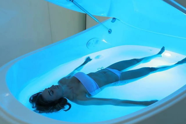 Water in isolation tank